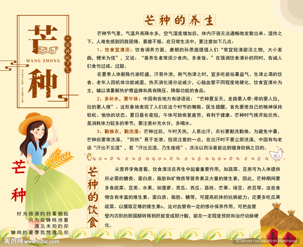 二十四节气之芒种