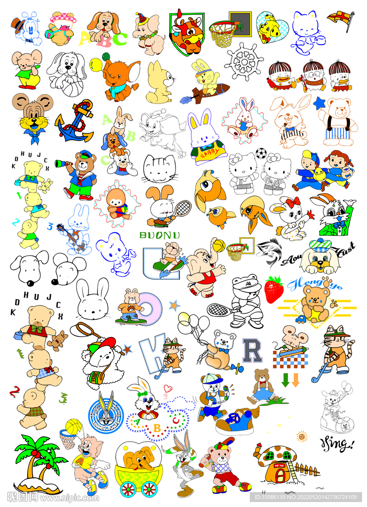 卡通图案