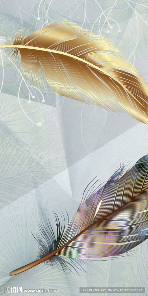 高端 欧式新玄关画 TIF分层