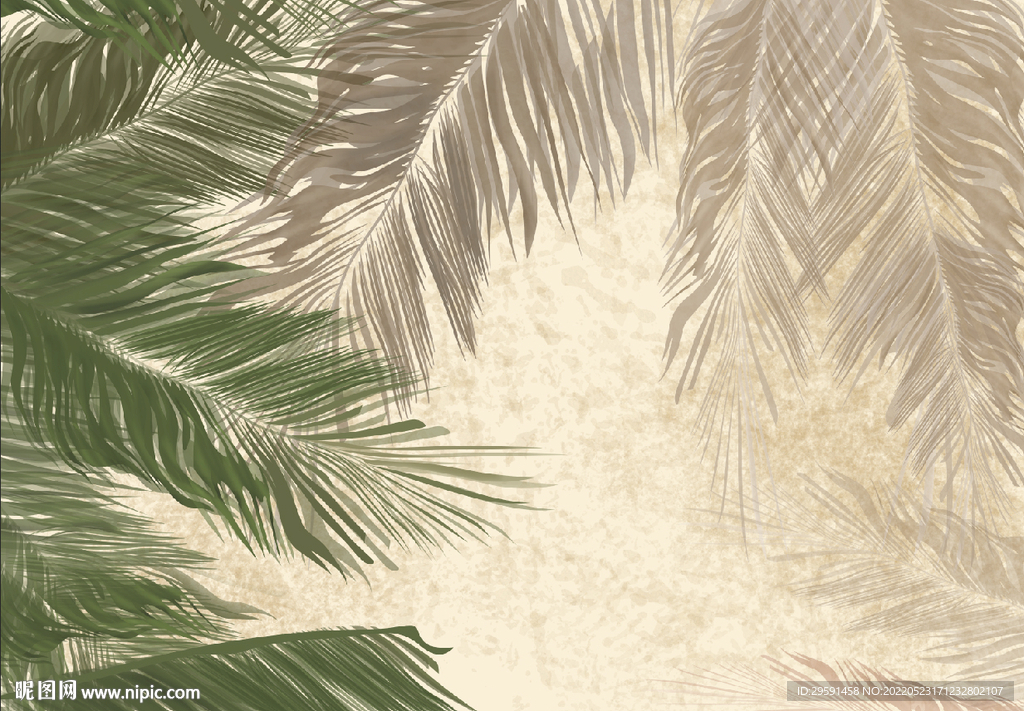 热带植物装饰画