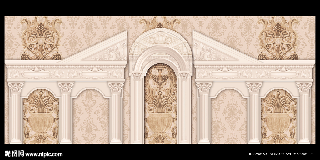 宫廷欧式婚礼背景