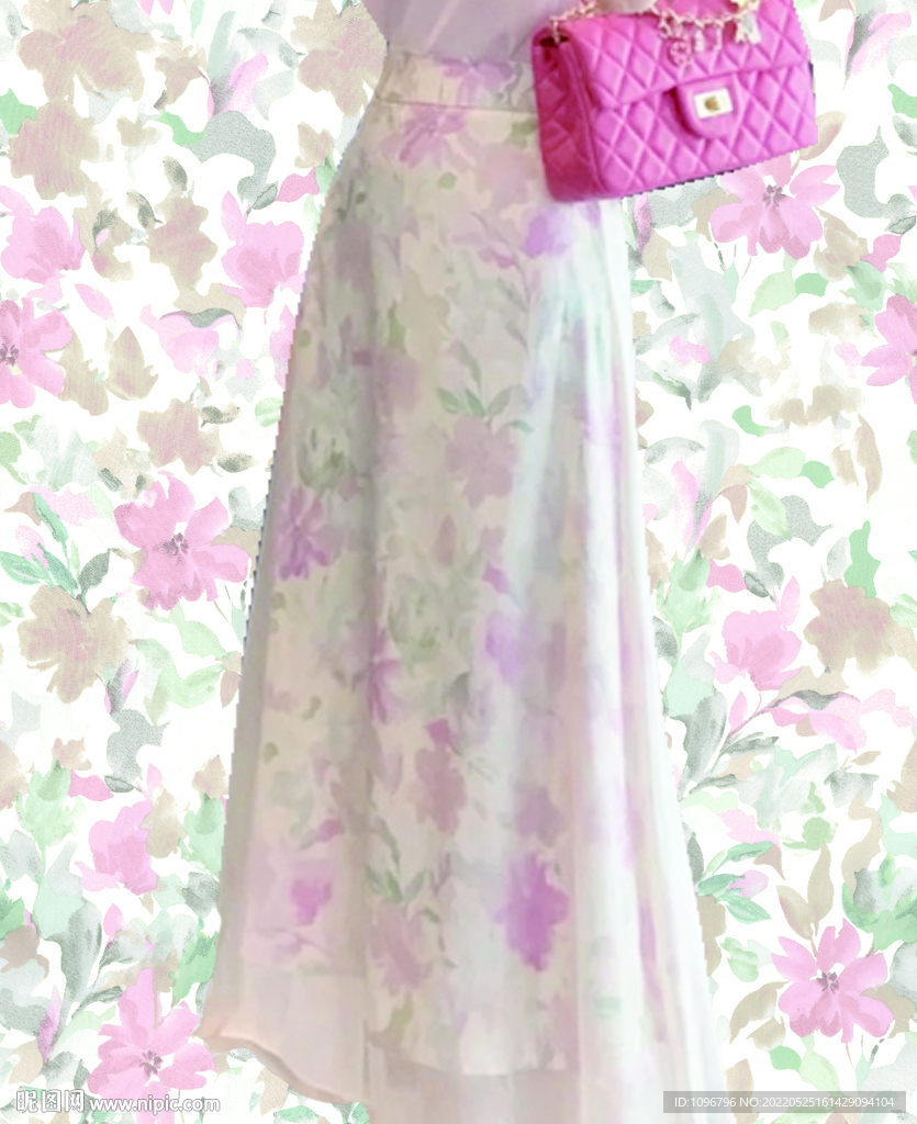 大牌 手绘扎染花