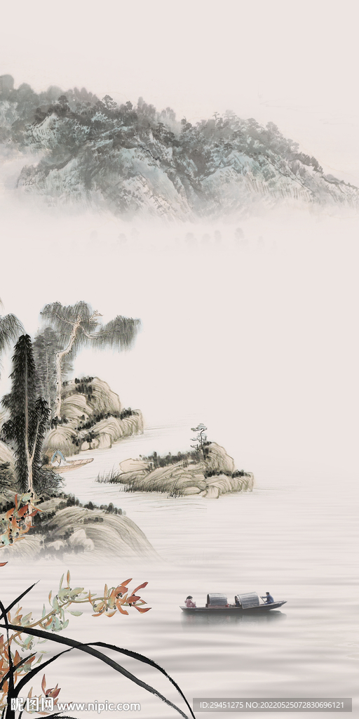 现代新品大气玄关 Tif分层