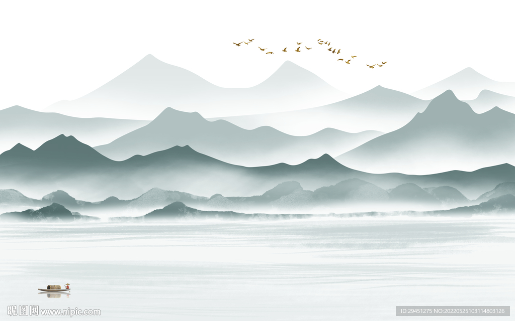 最新意境人气山水 TIf分层