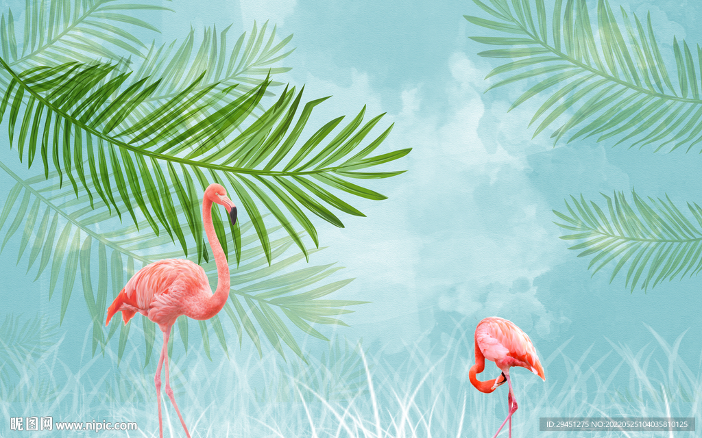 极简欧式奢华墙画 TIF分层