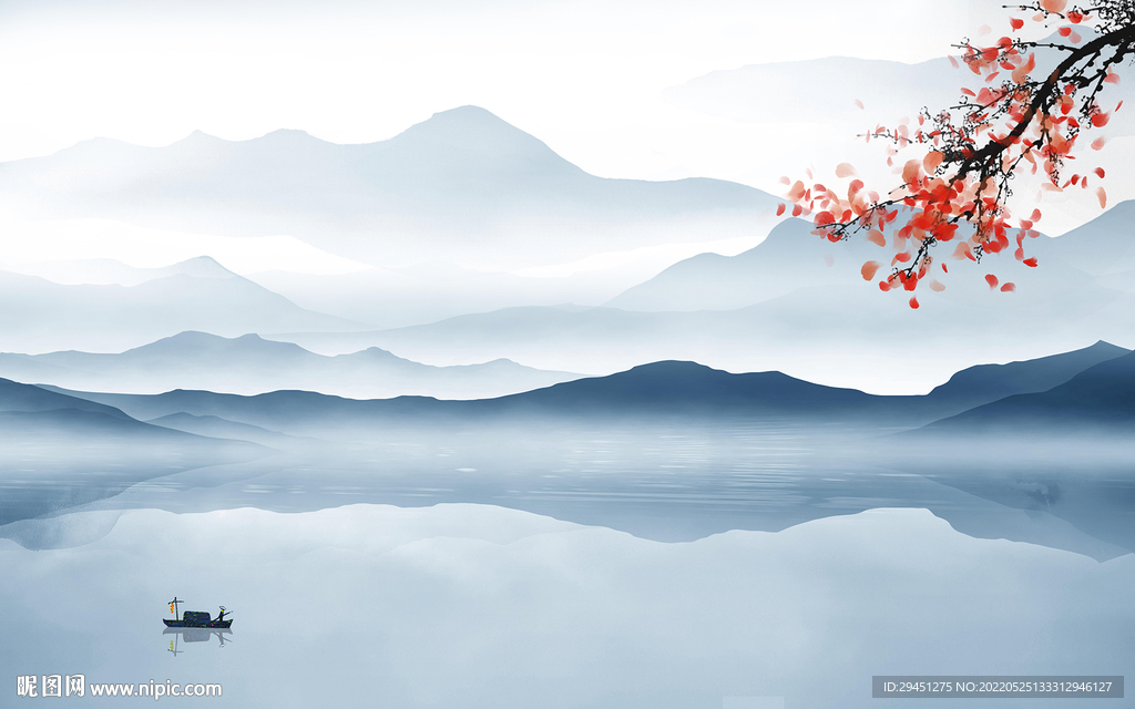 新上架意境人气山水 TIf分层