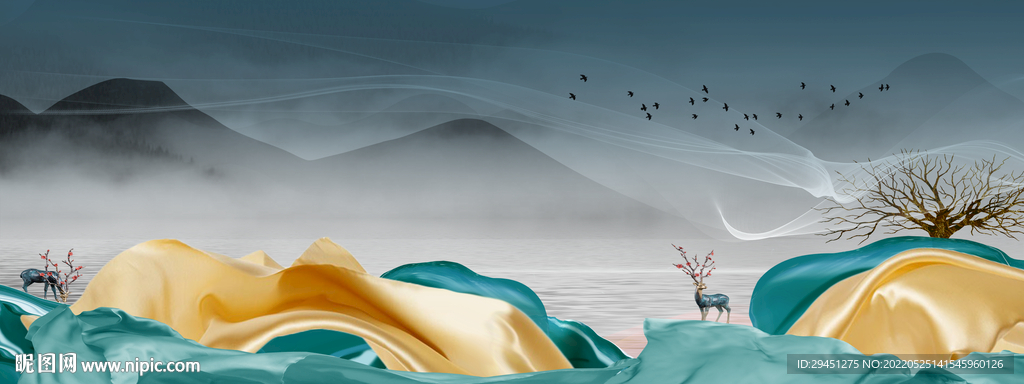 高档 晶瓷装饰画 tif分层 