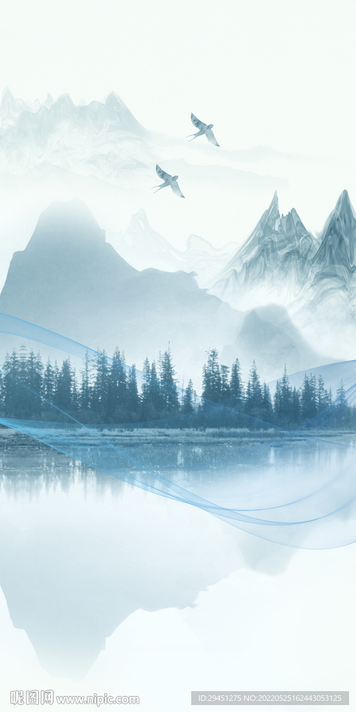 别墅中式新款玄关 Tif分层