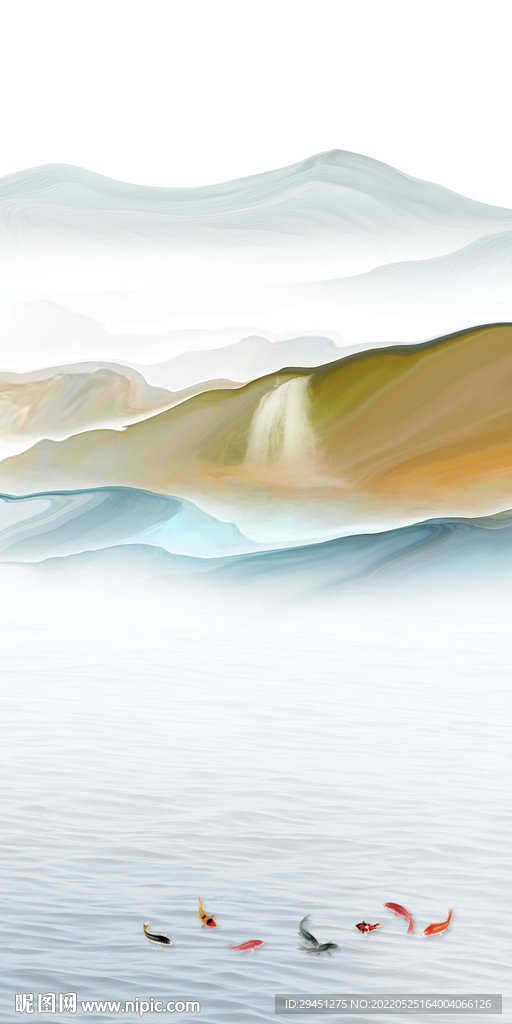 水墨中式新款玄关 Tif分层