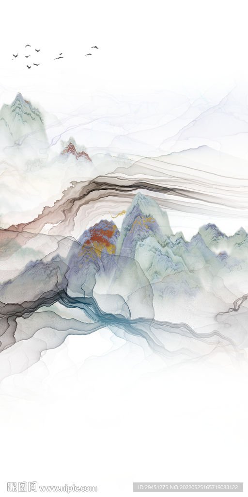 新中式新品大气玄关 Tif分层