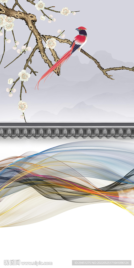 酒店 中式新款玄关 Tif分层