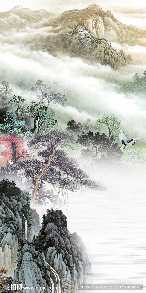 电视中式新款玄关 Tif分层