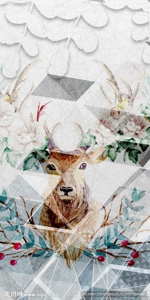 新款简欧装饰新画 TIF分层