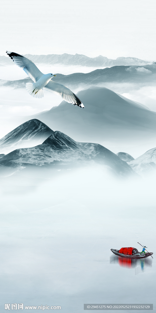 高清新品山水玄关 tif分层