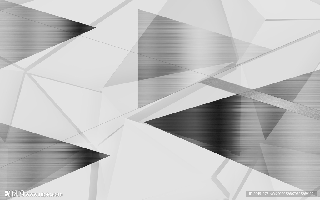 几何 欧式无框墙画 TIF分层