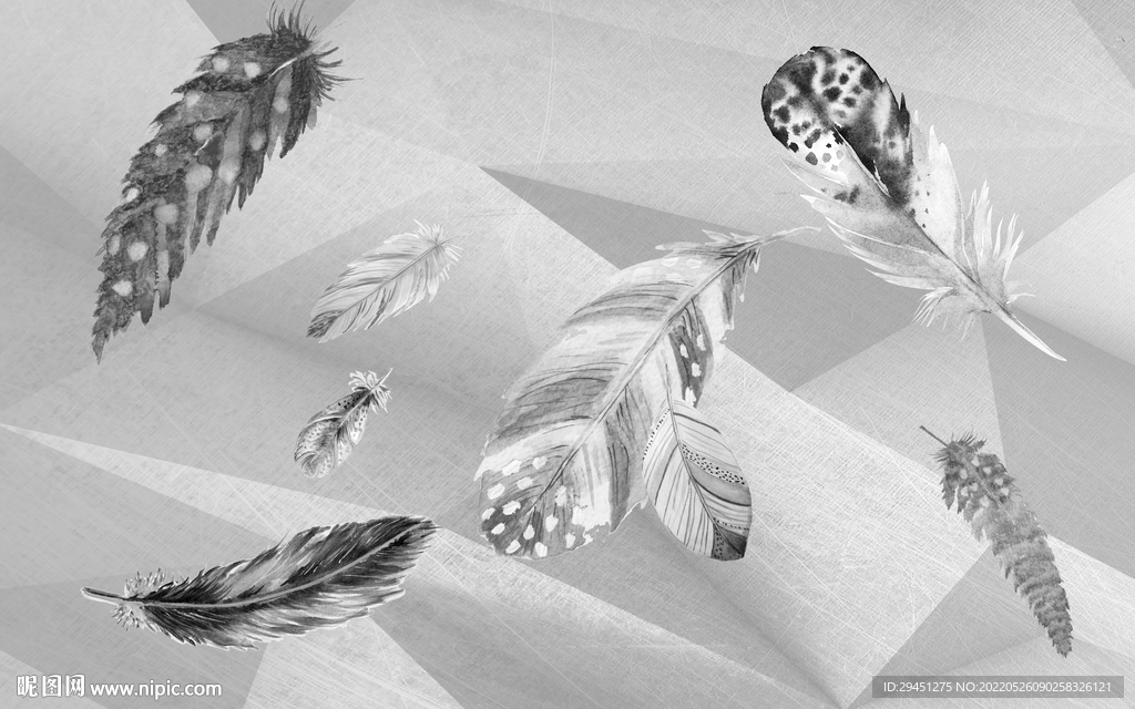 高清 欧式无框墙画 TIF分层