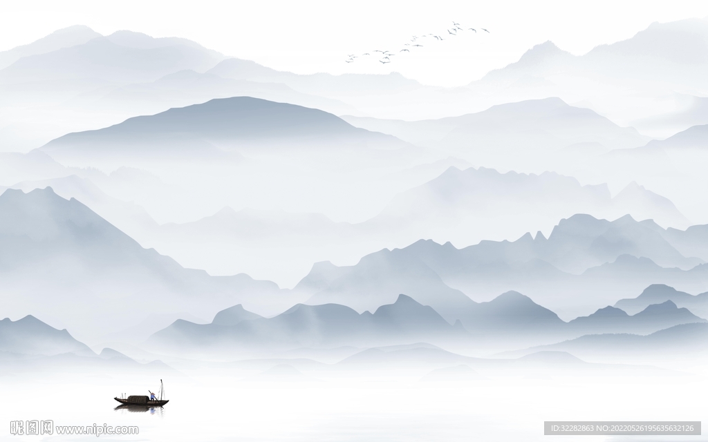 客厅新品高清山水 TIf分层