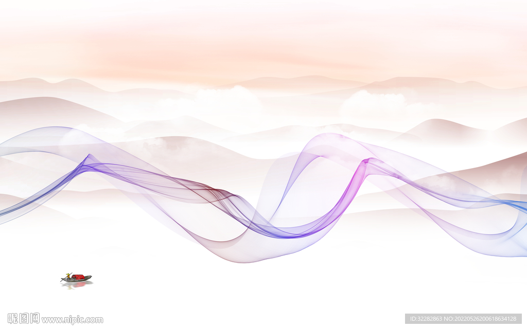 中国风新品高清山水 TIf分层