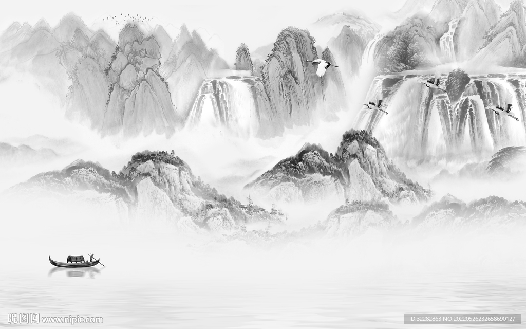 电视现代新山水画 TIf分层