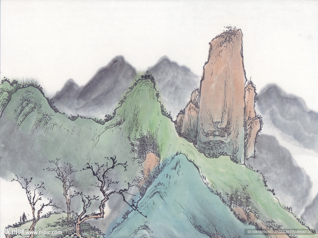 壁纸 水墨画 山水画