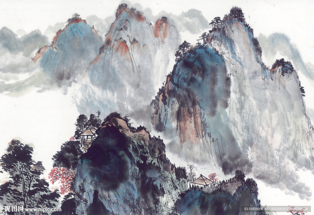 水墨画 山水画 风景画