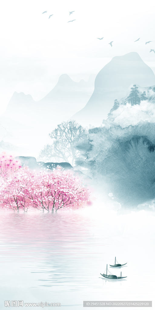 高清 最新玄关山水 TIf分层