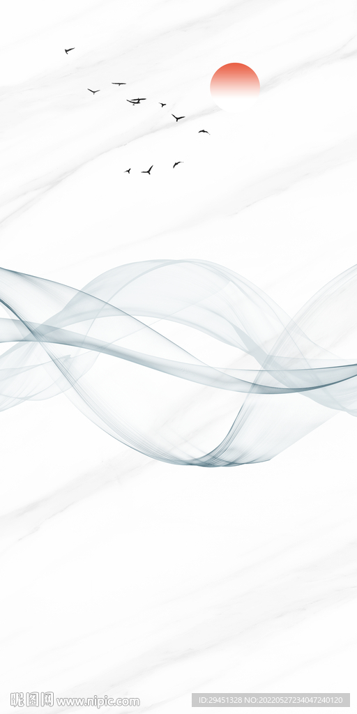 鱼肚白新高清玄关画 TIf分层