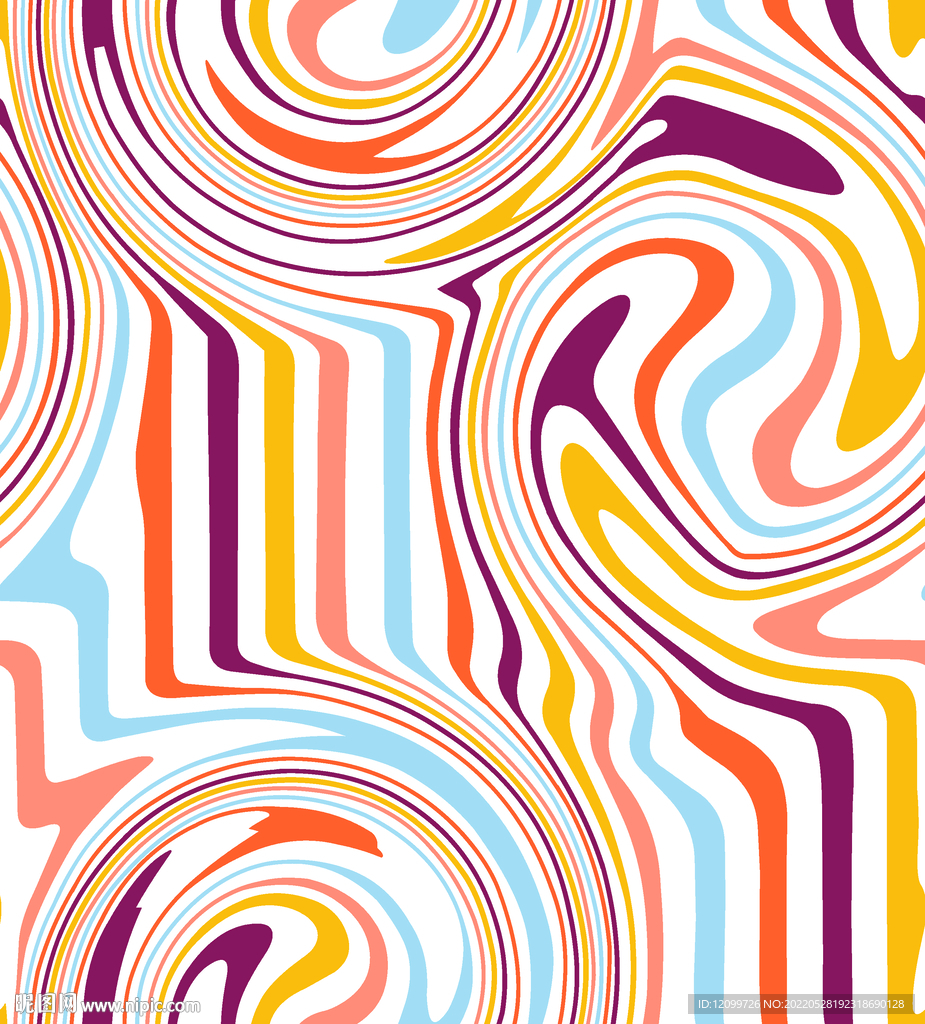 抽象纹理大牌印花