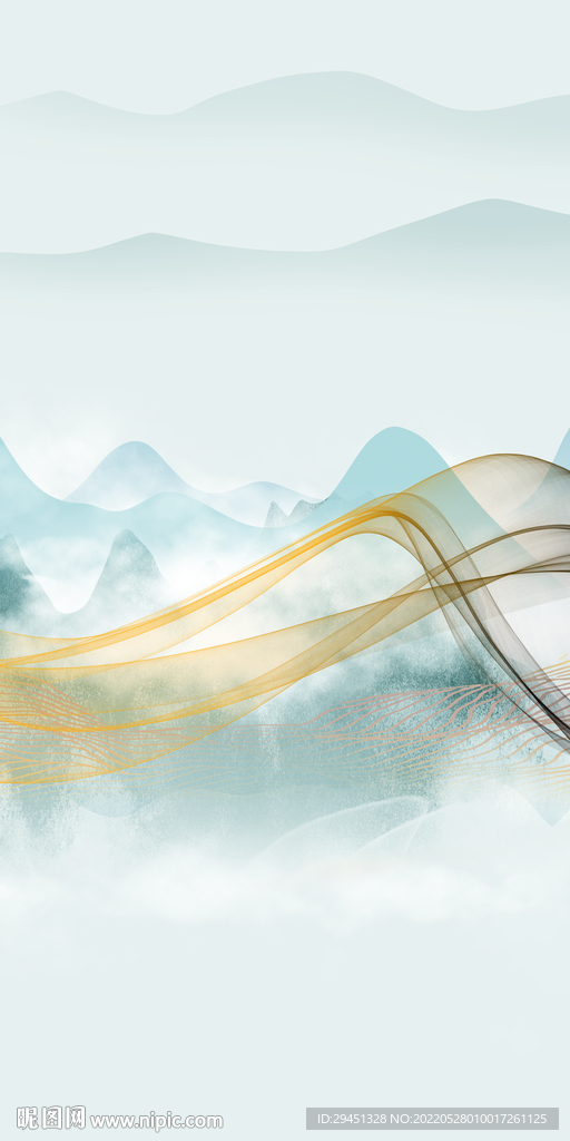 别墅山水最新玄关 TIf分层