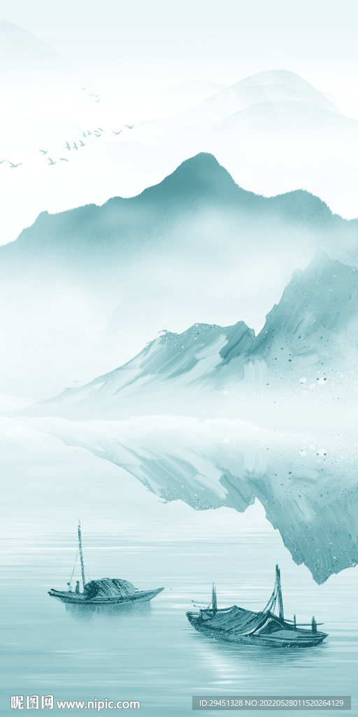 中式山水最新玄关 TIf分层