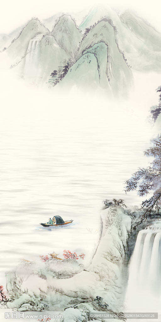 大气中式最新山水 Tif分层