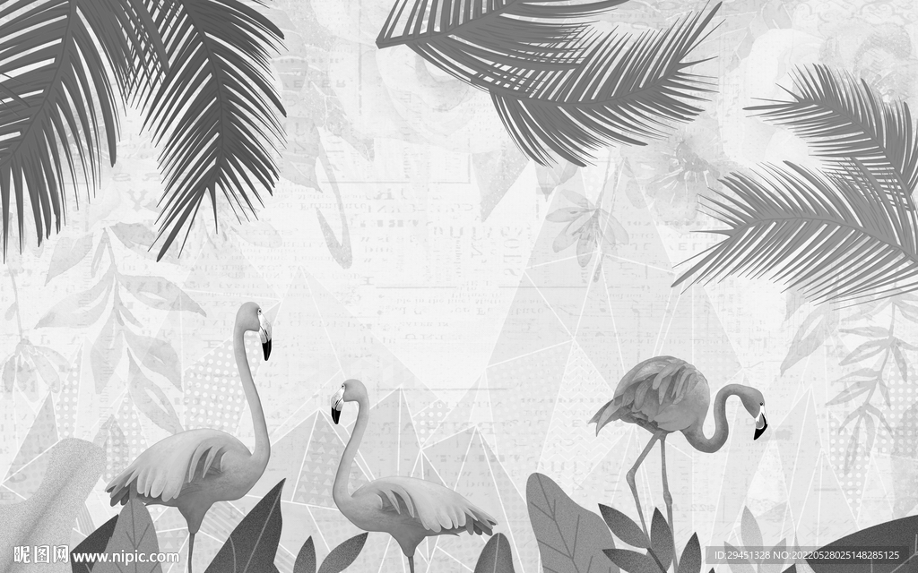 爆款 新欧式无框画 TIF分层