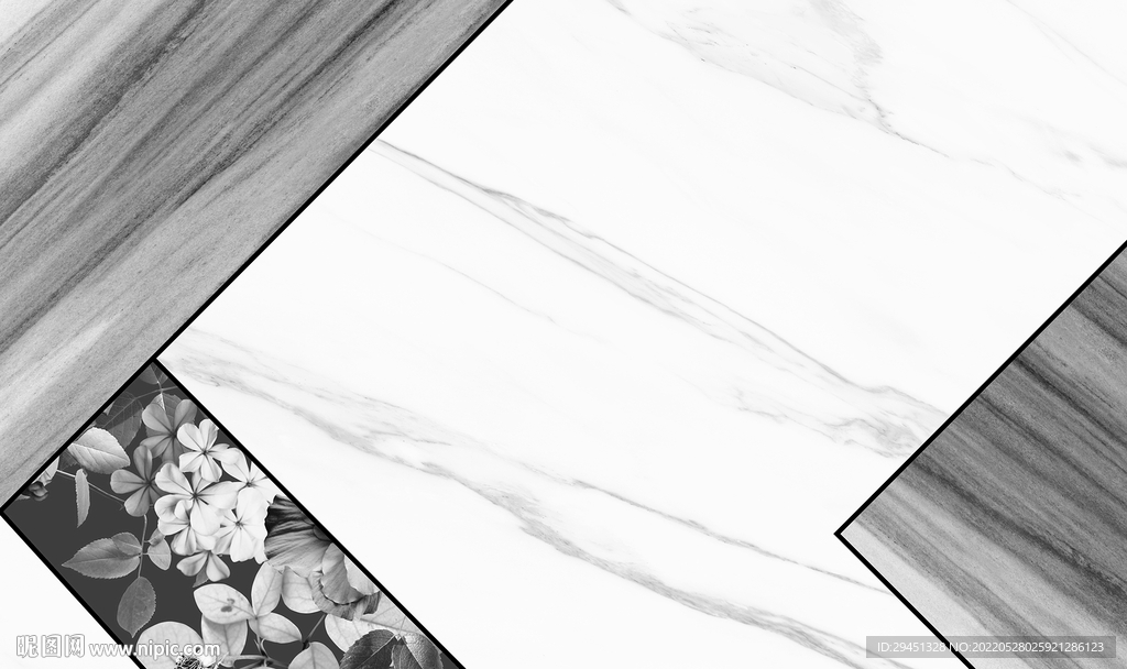 背景墙新欧式无框画 TIF分层