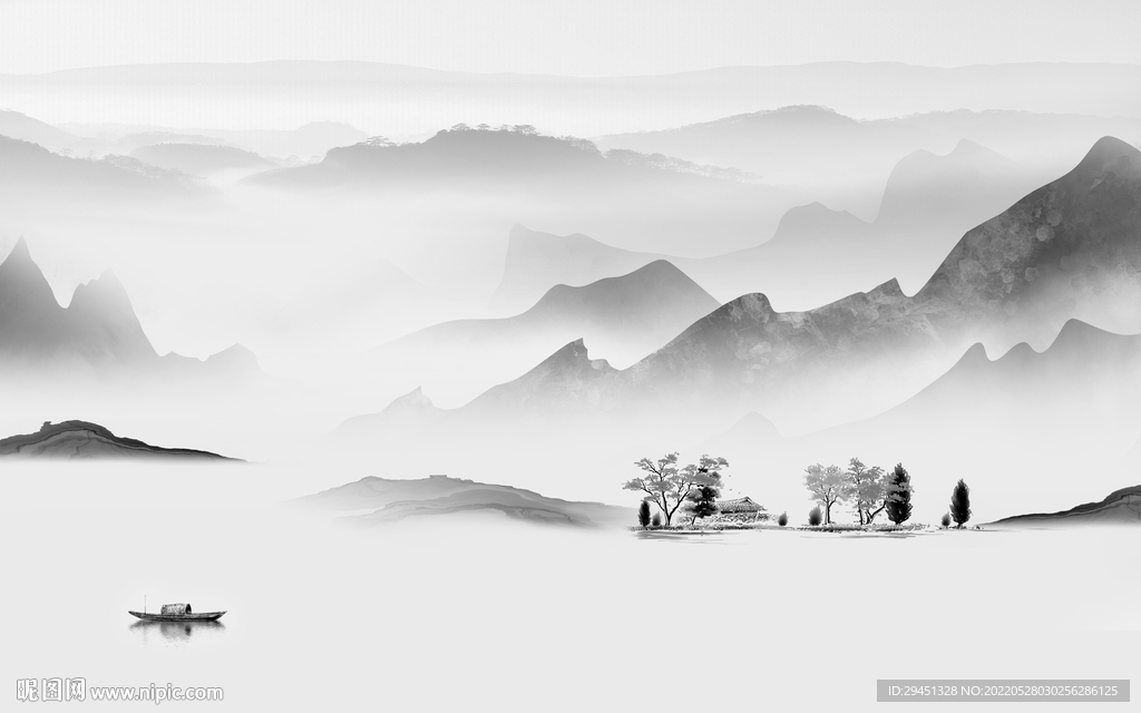 最新山水最新框画 TiF分层