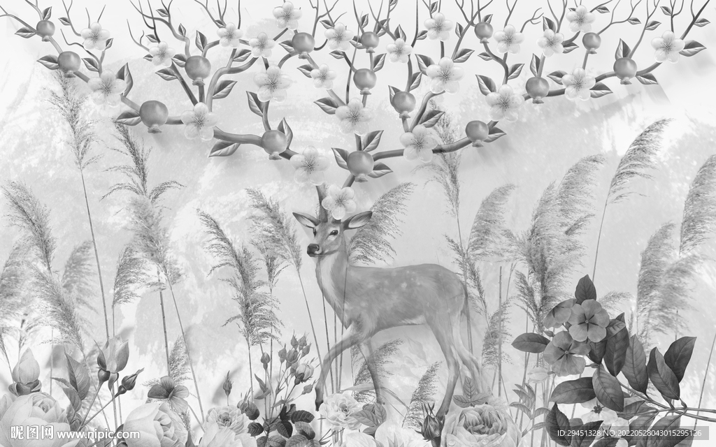 最新欧式无框画 TIF分层