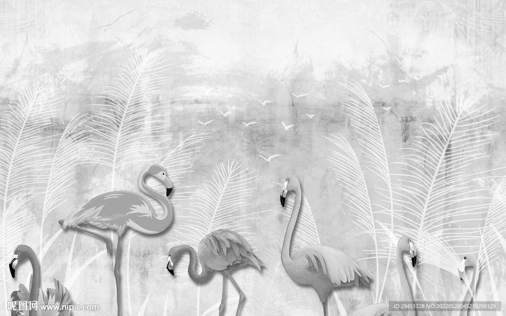 高大上新欧式无框画 TIF分层