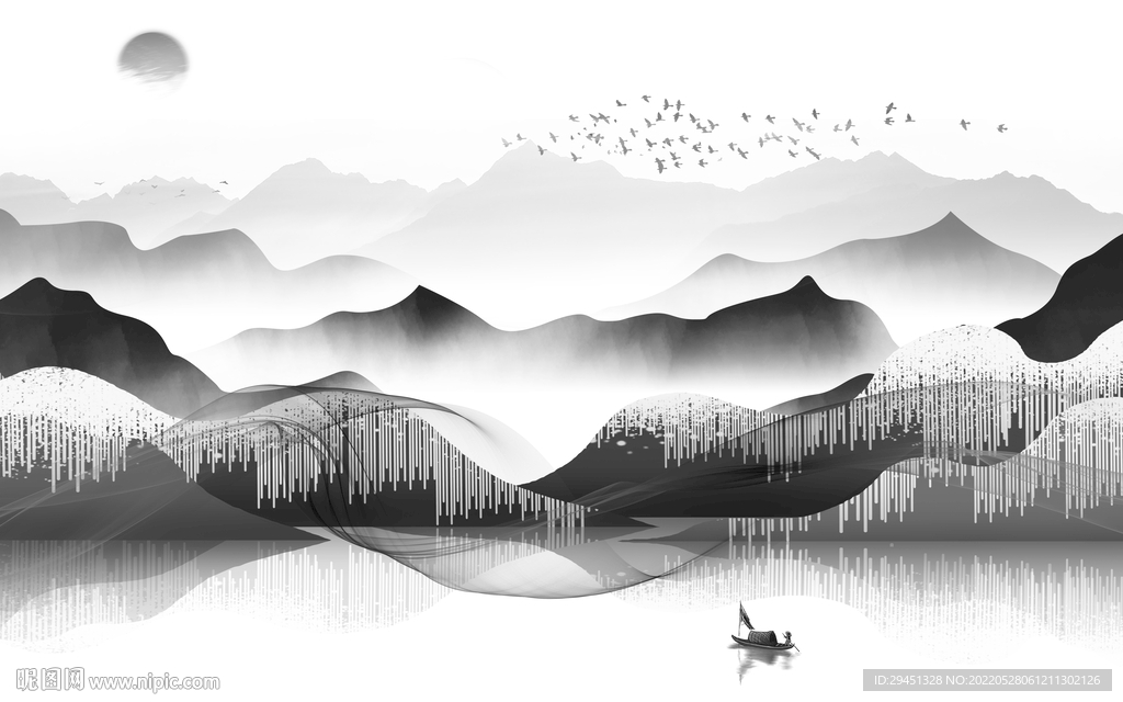 爆款人气风景山水 TIf分层