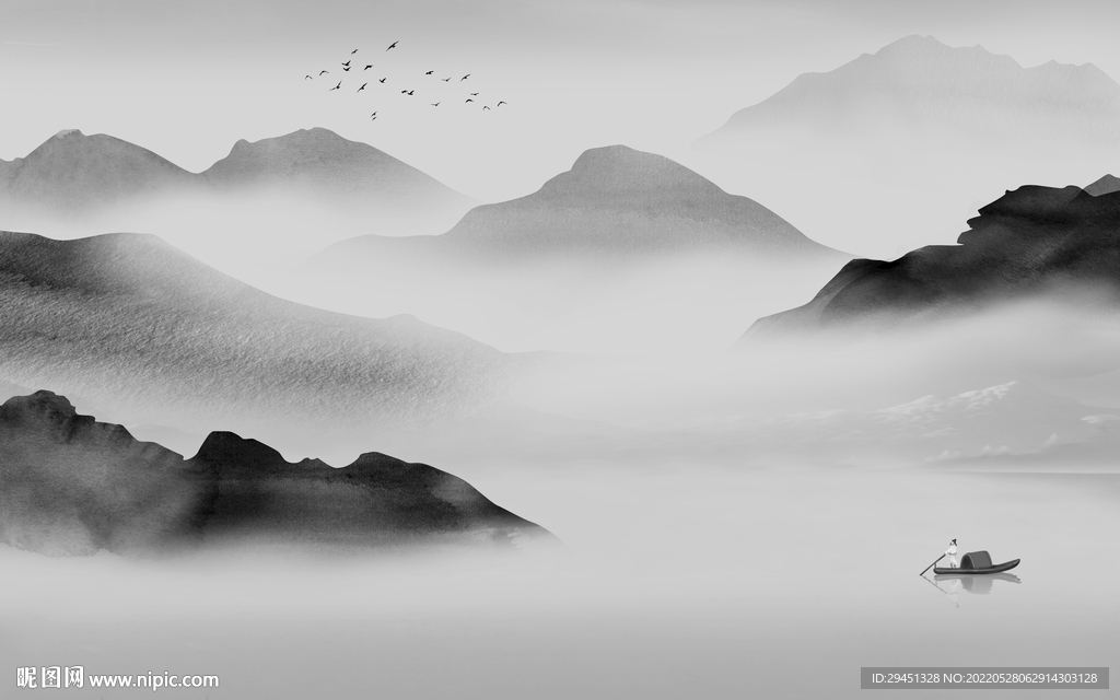 高大上人气风景山水 TIf分层