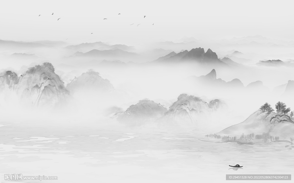 高档 人气风景山水 TIf分层