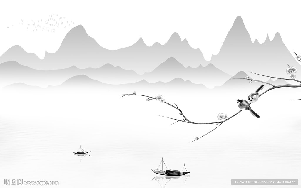 新上架约新品山水 Tif分层