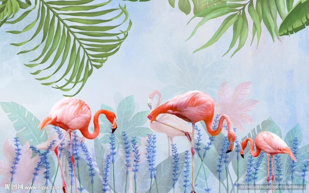 背景墙最新款无框画 TIF分层