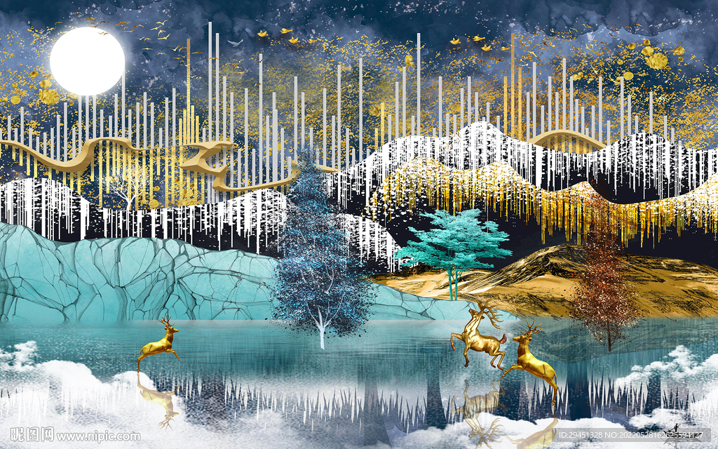 爆款最新款无框画 TIF分层