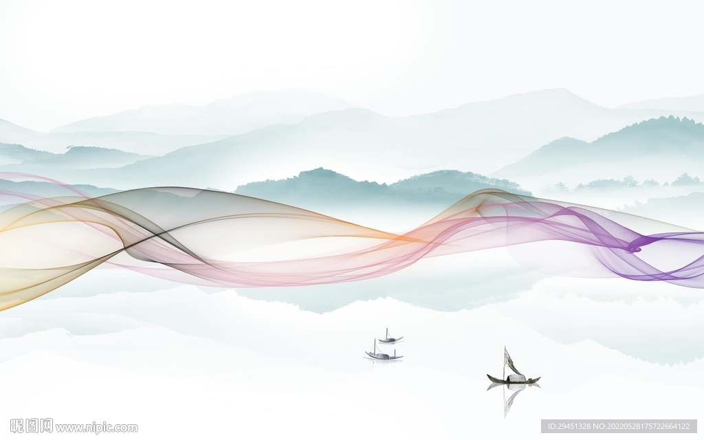 中国风爆款客厅新画 TiF分层