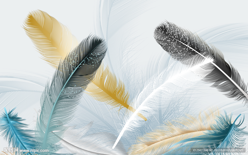 高大上最新款无框画 TIF分层