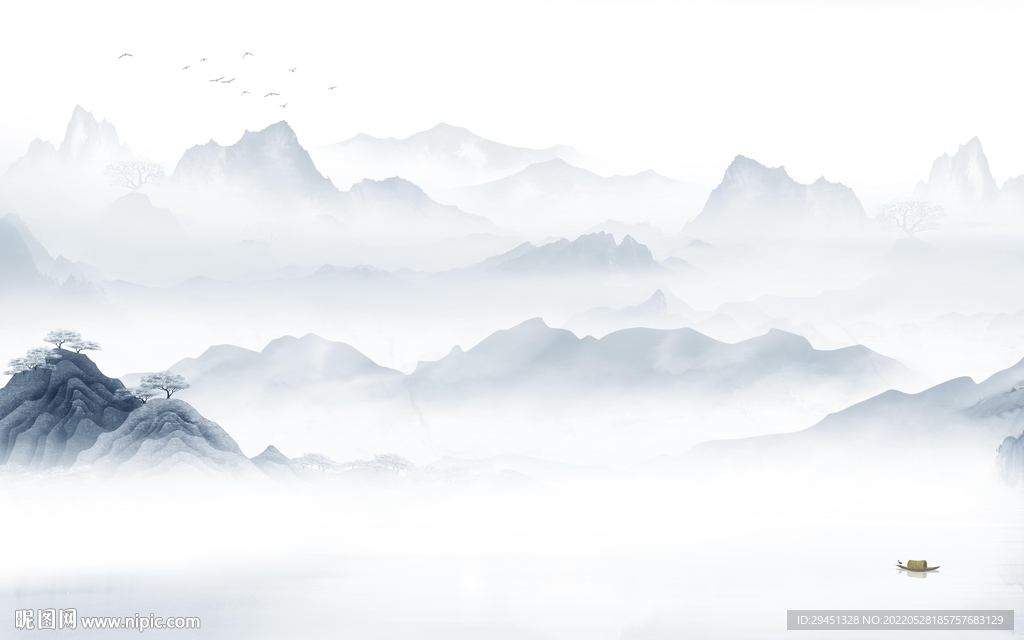 电视新品最新墙画 Tif分层