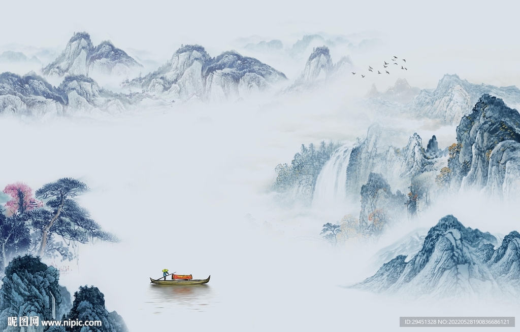 高端新品最新墙画 Tif分层