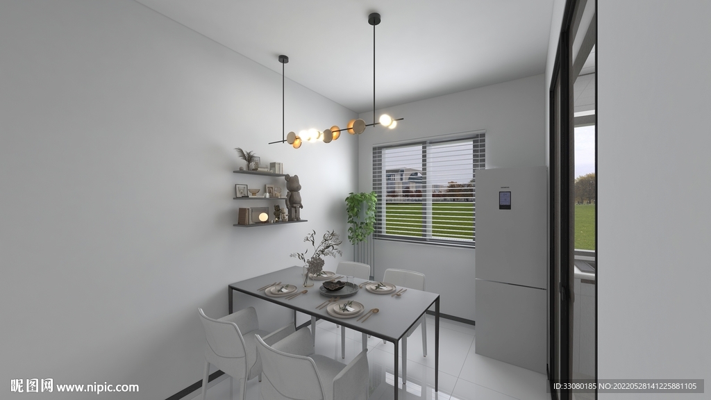 简约餐厅装修效果图