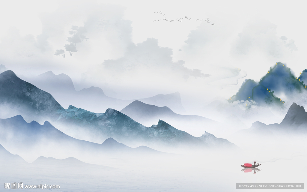 爆款人气最新山水 TIF分层