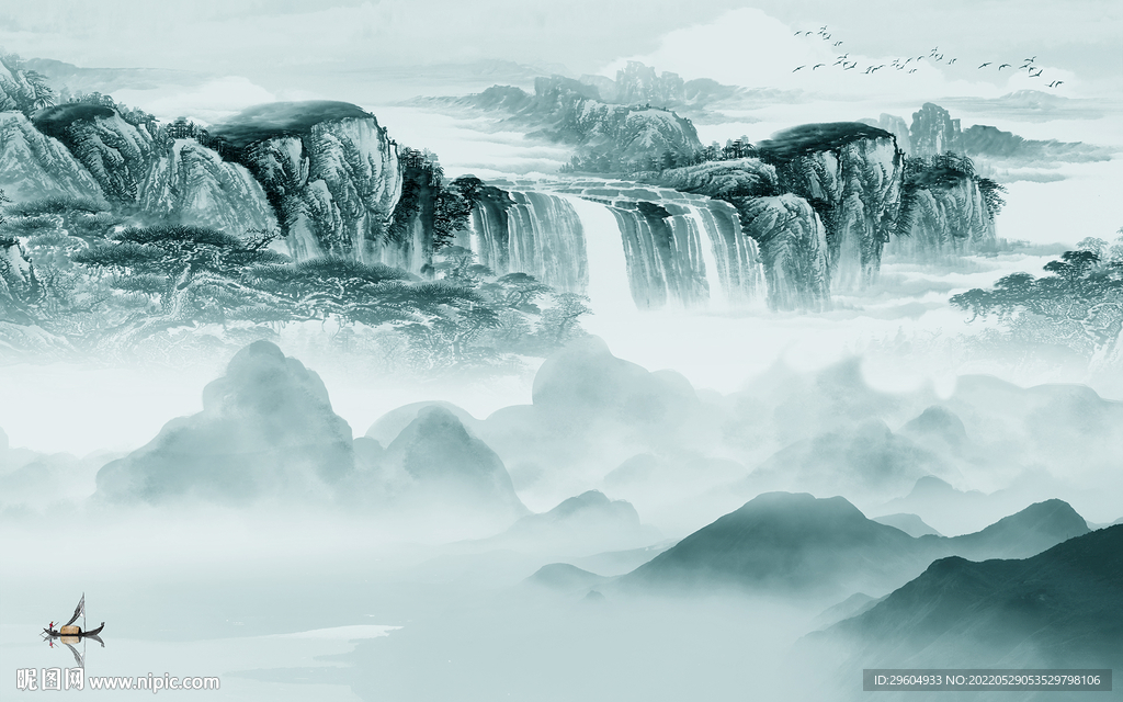 新款人气最新山水 TIF分层