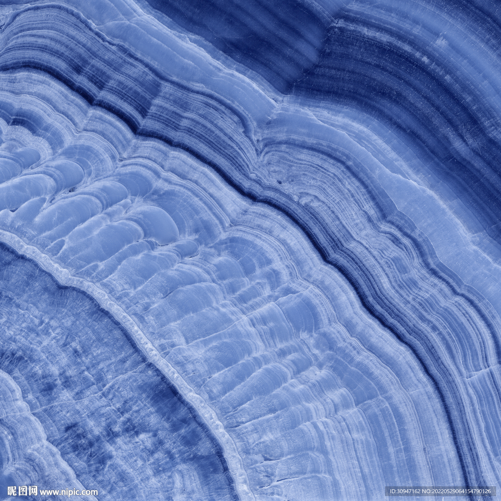 蓝色高端现代石纹 TIf合层